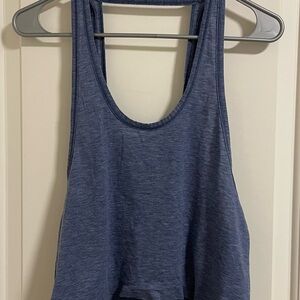 lululemon athletica Heathered Navy Racerback Tank